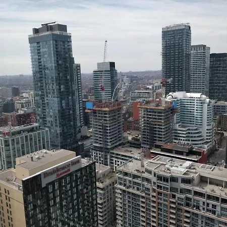 Apartamento Entertainment District, Downtown Toronto - 300 Front 1 Bed 1 Bath, City View